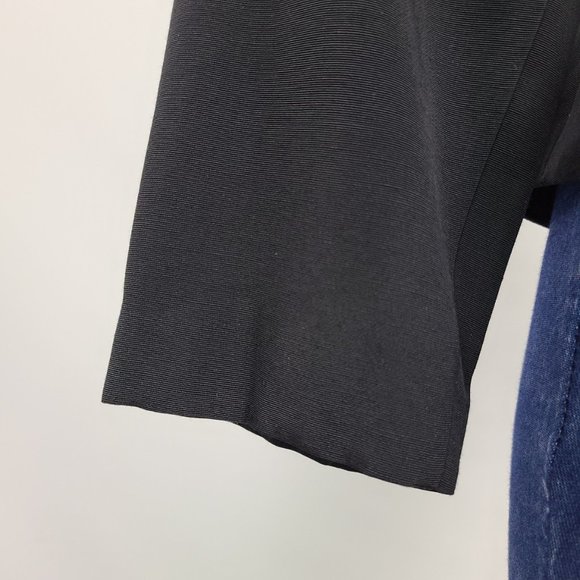 Vintage Black Button Up Pleated Waist Blazer Size S - Picture 11 of 12